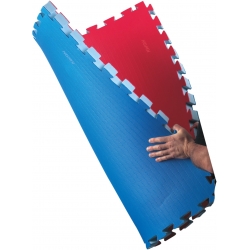 Tatami KWON oboustranné červená /modrá 4 cm