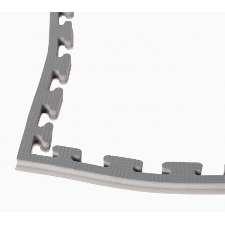 Hrany pro tatami KWON Clubline světle šedá / tmavě šedá 2 cm