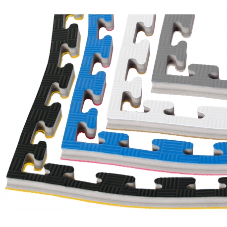 Hrany pro tatami KWON Clubline červená / modrá 2 cm