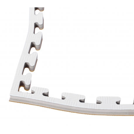 Hrany pro tatami KWON Clubline bílá / měděná 2 cm