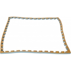 Hrany pro tatami KWON se vzorem dřeva 2 cm