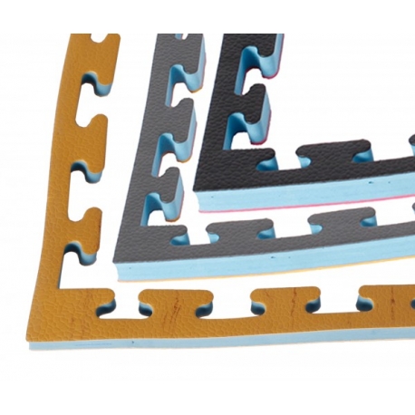 Hrany pro tatami KWON se vzorem dřeva 2 cm