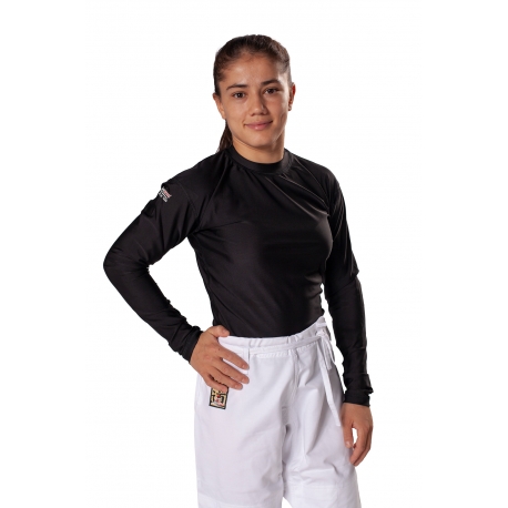 Rash guard DANRHO dlouhý rukáv černé