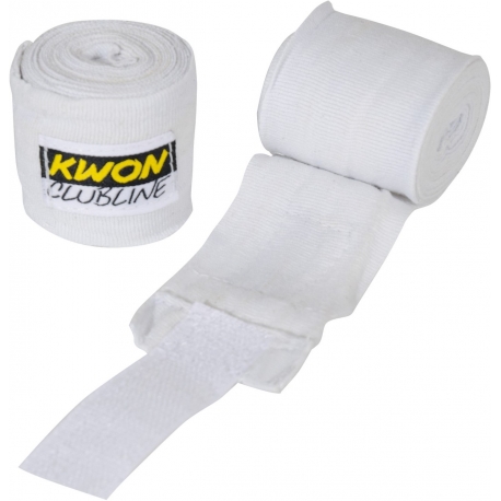 Bandáže KWON Clubline bílé 2,5 m