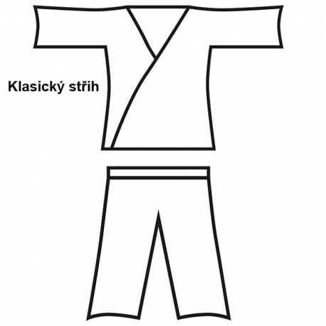 Kimono na judo DANRHO Yamanashi modré s nášivkami