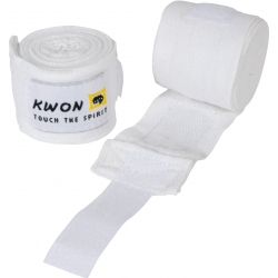 Boxbandáže KWON elastické 2,5 m bílé