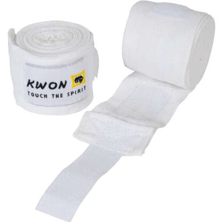 Bandáže KWON elastické bílé 2,5 m