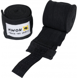 Boxbandáže KWON elastické 2,5 m černé