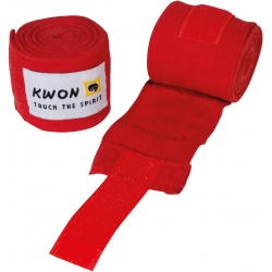 Boxbandáže KWON elastické 2,5 m červené