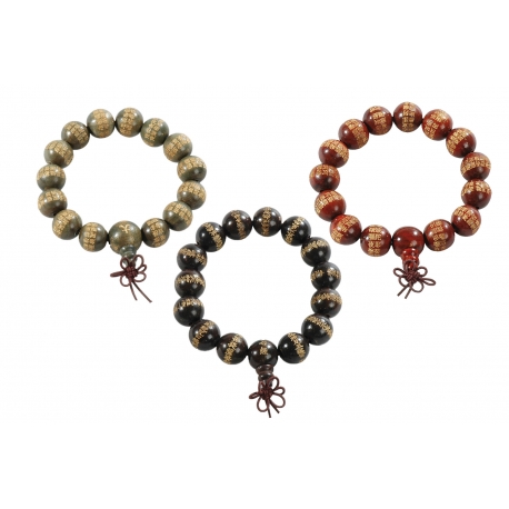 Shaolin náramek KWON zelené ornamenty