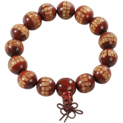 Shaolin náramek KWON červený ornament