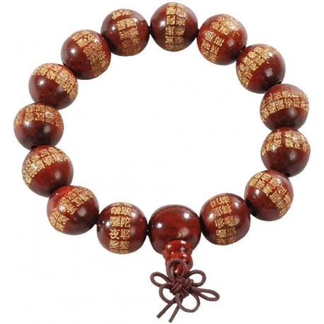 Shaolin náramek KWON červený ornament