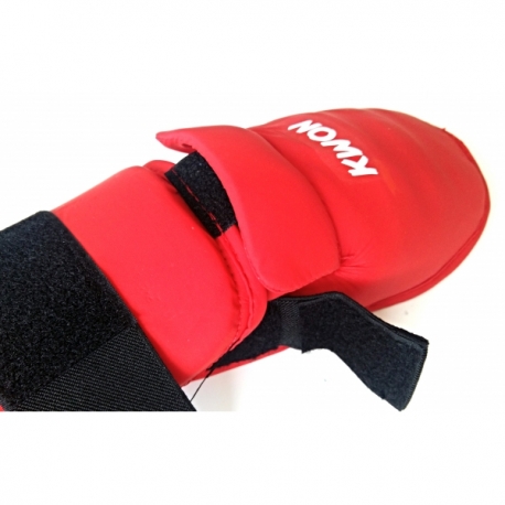 Sada chráničů na karate nárt + holeň KWON červená