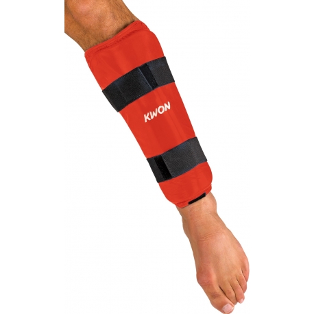 Chránič holeně na karate KWON červený