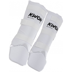 chránič holeně a nártu KWON Muay thai bílý