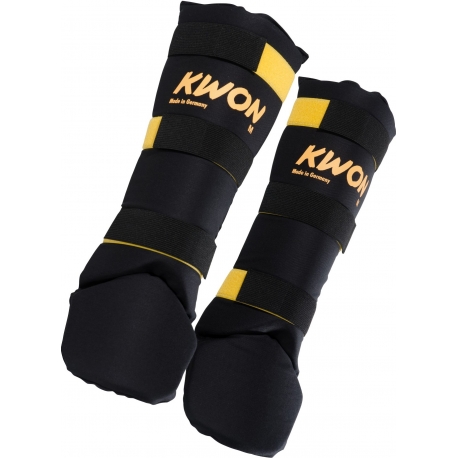 Chránič holeně a nártu KWON Muay thai  černý