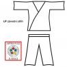 Kimono na judo DANRHO IJF Ultimate 750 bílé